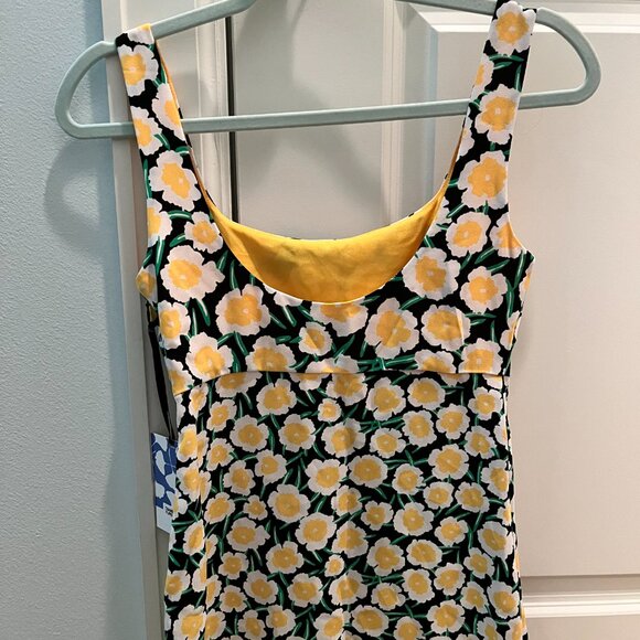 Exclusive Yellow Poppy Mini Dress by Diane Von Furstenberg for Target - NWT - Picture 5 of 9